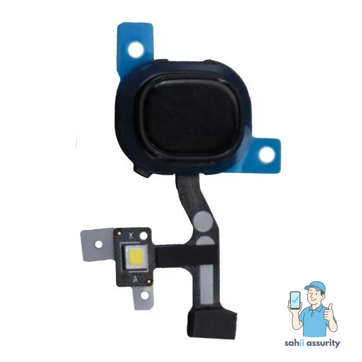 Fingerprint Sensor with Flex Cable for Samsung Galaxy F41 Black thumbnail